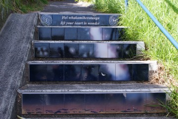 Tiled staircase in Whakatane
