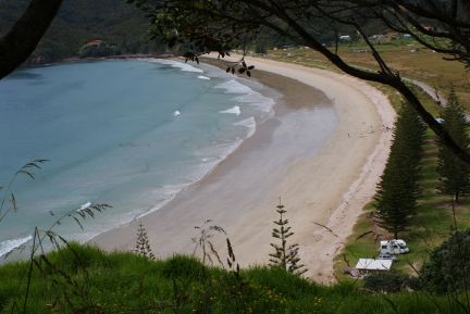 Matauri Bay from Rainbow Warrier memorial