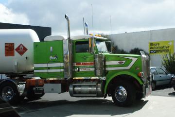 Gas tanker in Auckland